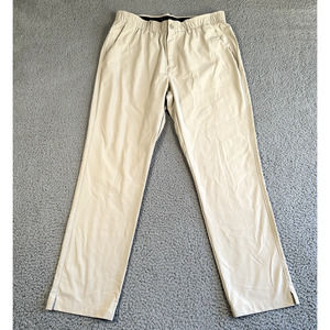 Prolook Sports Pants Men's 34x30‎ Beige Straight Leg Activewear(33x30 Actual)